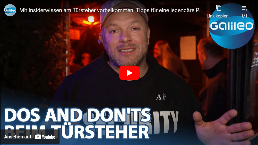 Alex Profant • Mit Insiderwissen am Türsteher vorbeikommen