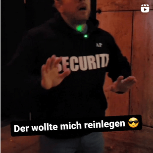 Der wollte mich reinlegen