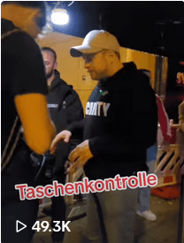 Taschenkontrolle