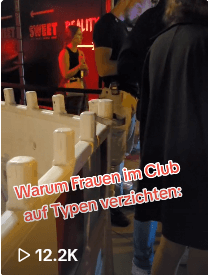 Warum Frauen im Club auf Typen verzichten