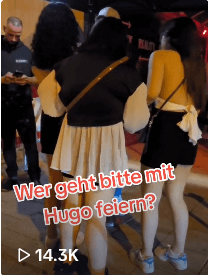 Wer geht bitte mit Hugo feiern