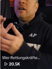 Wer Rettungskräfte ...
