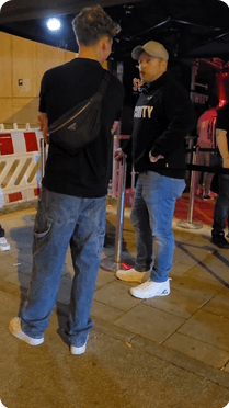 Wenn ich jemanden auf die Gästeliste setze