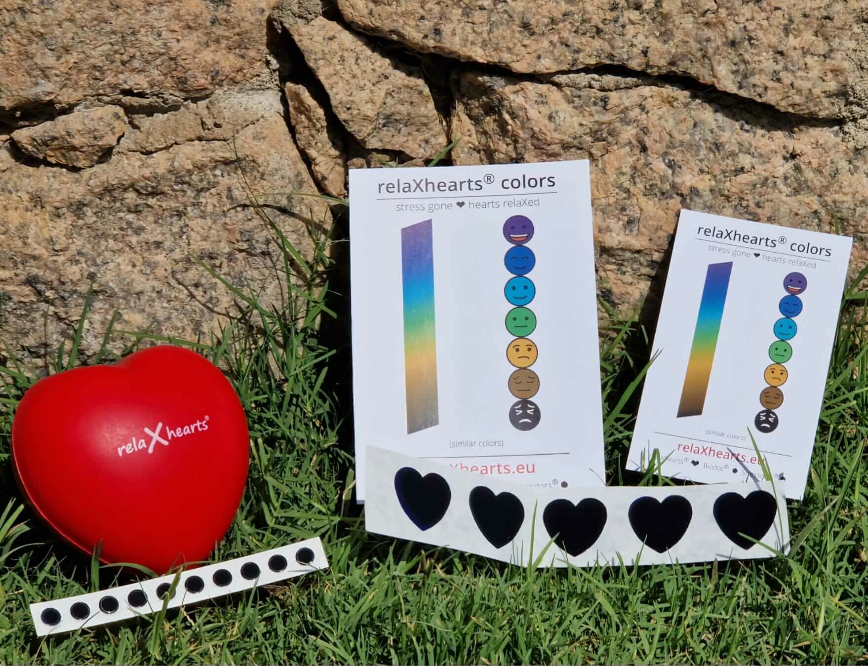 Biodot® & relaXhearts® • Stress und Entspannung einfach erkennen. Jederzeit. Überall.